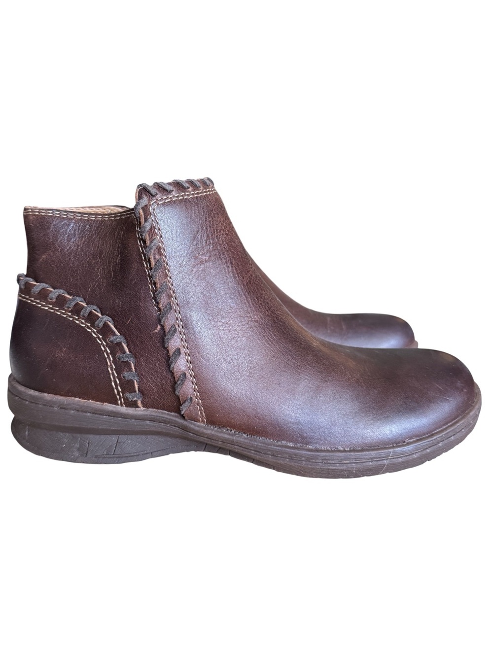 Comfortiva Fallston Waterproof Leather Bootie Bridle Brown 7.5 Narrow NWT